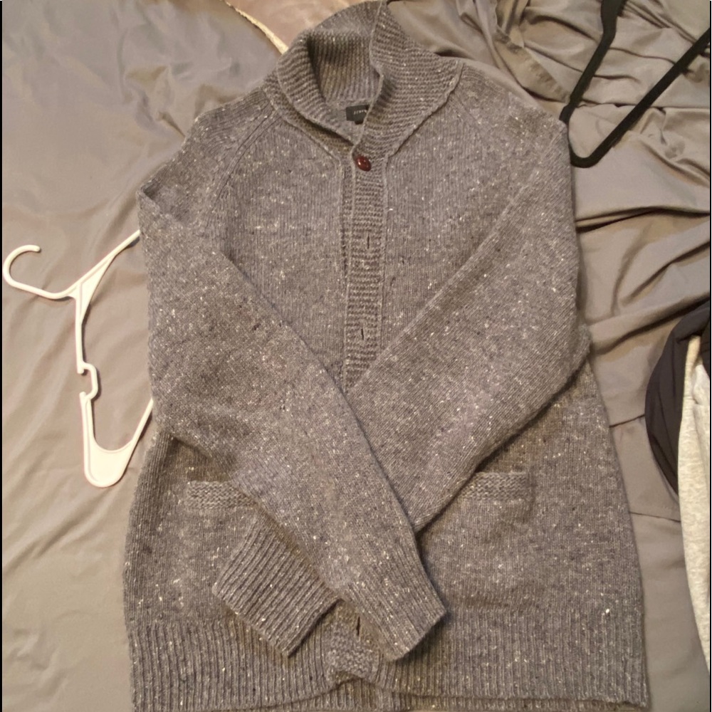 Men’s button down sweater-J.Crew